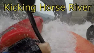 Kayakers get beat down on the Kicking Horse River