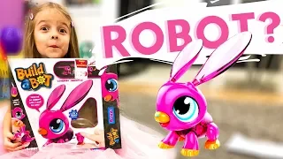 Распаковка РОБО ЛАЙФ! BUILD A BOT Bunny Интерактивная Игрушка - Кролик Робот. Новое Видео для детей