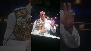 Rock gets peoples championship belt at Mohammed Ali's induction into the WWE Hall of Fame 2024