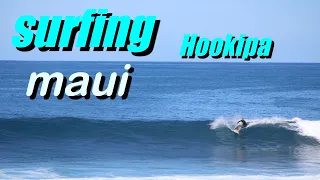 Free Surfing at Ho'okipa Maui 12/08/2019