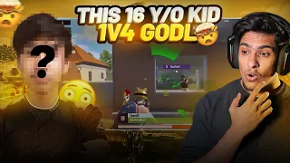 16 YEARS OLD KID FASTER THAN @JONATHANGAMINGYT  - THIS PLAYER 1V4 GODL IN SCRIMS 🔥