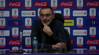 Conferenza stampa Sarri post Juventus-Lazio 1-3 Supercoppa Italiana