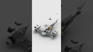 The Mandalorian's N-1 Starfighter - Lego Star Wars ⭐️ Satisfying Building Animation #shorts