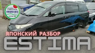 Toyota Estima конструктор. Разбор в Японии. Аукцион Авто