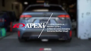 A'PEXi N1-X Evolution Extreme [Dual-Exit] Catback Exhaust for Toyota Corolla Sedan (2019+)