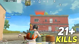 21 KILLS 🔥 1V4 FULL SOLO VS SQUAD BEST FULL GAMEPLAY | PUBG MOBILE LITE