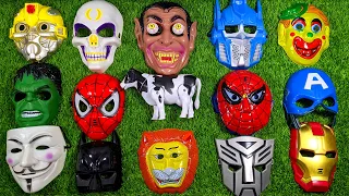 Mask Review : Spider-man Mask, Captain America, Bumblebee, Lion, Iron man, Hulk, Hacker