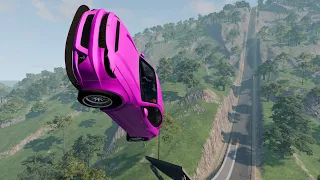 High Speed Jumps and Crashes #4 - BeamNG Drive