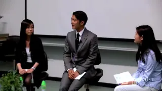 Nicholas Tse gives a talk at HKUST 謝霆鋒香港科技大學講座