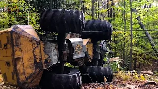 Extreme Dangerous Tree Transport Excavator Heavy Equipment Working   Fastest Tractor Operator Skill