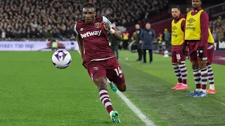 MOHAMMED KUDUS MAKES ANOTHER BEAUTIFUL ASSIST IN WEST HAM vs LUTON  (3-1)  PREMIER LEAGUE