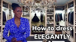 HOW TO DRESS ELEGANTLY FOR EVERY OCCASION, AT ANY SIZE OR ANY SHAPE! WATCH THIS!