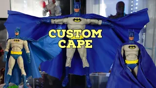 This Cape Made my Mcfarlane Toys Knightfall Batman 100x better!!