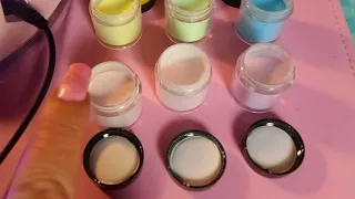 NICOLE DIARY DIP POWDER PART 1 SWATCHES