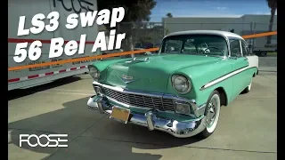 Road Test on LS3 Swapped 56 Bel Air - Foose Design