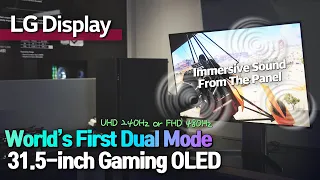 The New High-end Gaming OLED [LG Display's 31.5-inch Gaming OLED]