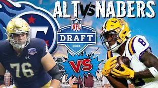 The ultimate Titans 2024 NFL Draft debate: the foundation of Joe Alt vs playmaking of Malik Nabers