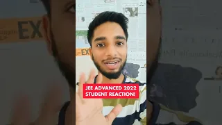 😱Hardest ever? JEE Advanced 2022 paper Student reaction! JEE Advanced 2022 paper review🔥