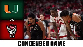 Miami vs. NC State Condensed Game | 2022-23 ACC Men’s Basketball