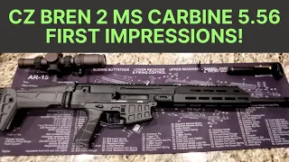 CZ Bren 2 MS Carbine 5.56 - First Impressions