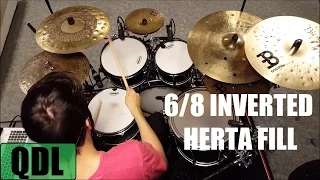 6/8 Inverted Herta Fill - QUICK DRUM LESSON