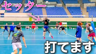 【volleyball】Super good women's setters can also hit spikes