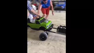 MLToys Stage IV motor/gearboxes in a 4wd sled pull!