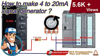 How to make 4 to 20 mA signal generator ?