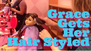 American Girl Hair Styled at AG Hair Salon