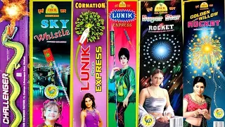 Different Types of ROCKETS of CockBrand & Cornation Fireworks Testing