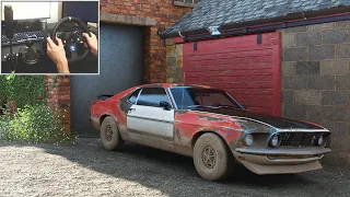 Restoring a Ford Mustang Boss 302 | Forza Horizon 4 Steering Wheel + Shifter Gameplay