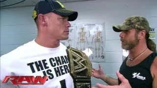 Shawn Michaels questions if John Cena is ready for his match with Curtis Axel: Raw, May 27, 2013