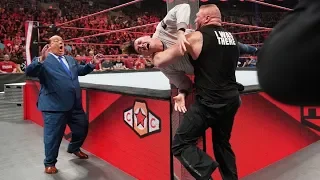 Brock Lesnar Attacks Rey Mysterio & His Son Dominick Full Segment Raw Oct 1  Raw 30th Sept 2019