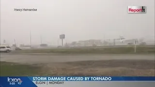 Elgin tornado tosses cows a quarter mile