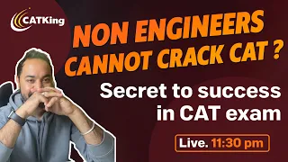 Non Engineers CAT strategy | Weak in Maths |  Preparation plan for CAT 2022