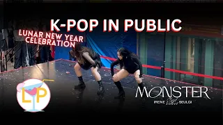 RED VELVET - IRENE & SEULGI ‘Monster’ KPOP Dance Cover in Public [Lunar New Year] | Lemonade Punch