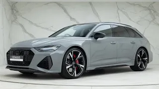 2020 Audi RS6 Avant Carbon Black - Nardo Grey - Walkaround & Interior | Romans International