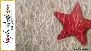 EASY Starfish Underwater Acrylic Painting Beginner Step by Step Tutorial LIVE