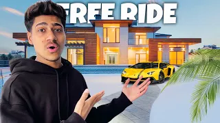 Asking Rich People For a Car Ride !