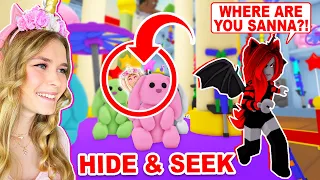 HIDE And SEEK In The *NEW* Toy Shop In Adopt Me! (Roblox)