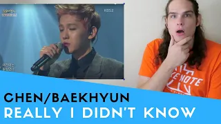 Voice Teacher Reacts to Chen & Baekhyun - Really I Didn't Know