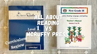 All About Reading VS McRuffy Press // Language Arts Curriculum Review