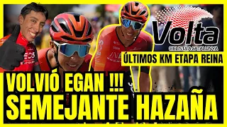 MÁGICO EGAN EN EL PODIO - EMOCIÓN DE TODO COLOMBIA EN LA ETAPA REINA DE LA VOLTA CATALUNYA