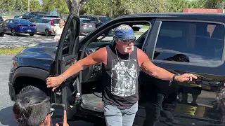 Hulk Hogan arrives at his Orlando Beach Shop 10/29/22