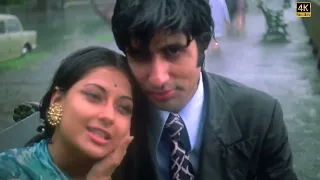 Amitabh Bachchan, Moushmi Chatterjee - Rim Jhim Gire Sawan  (Female) - Manzil (1979)  FHD 1080p 4K