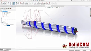 SolidCAM - Multi eixos vs Screw Machining