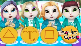 My Talking Angela 2 😍🥰 Squid Game Dalgona Candy🍭😱