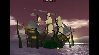 1 kraken bandicam 2024 05 11 Schiff mit Kraken #pirate #kraken #Pirate ship PART 3