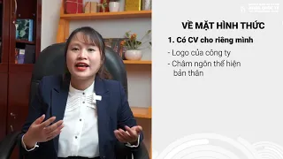 HR bật mí  Tip  viết CV và phỏng vấn xin việc