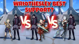 Bennett vs Kazuha vs Shenhe Buffs! Who is The Best Support for Wriothesley??? w/  Gameplay Showcases